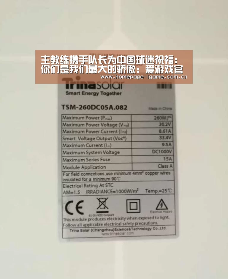 主教练携手队长为中国球迷祝福:你们是我们最大的骄傲:爱游戏官方(图1) 爱游戏官方